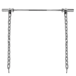 Chaînes d'haltérophilie avec barre pour entraînement de musculation - paire de 2x20kg