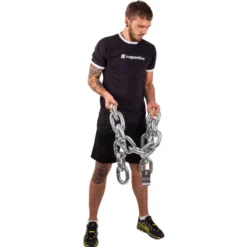 Chaînes d'haltérophilie avec barre pour entraînement de musculation - paire de 2x20kg