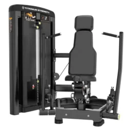 Chest press professionnelle Genesis Titanium Strength GS-S11 pour l'entraînement des pectoraux avec colonne de poids de 100 kg