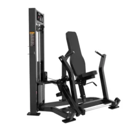 Chest Press Titanium Strength ELRX-S11 à charge guidée Elite Series RX avec colonne de poids de 142 kg et poulies en aluminium