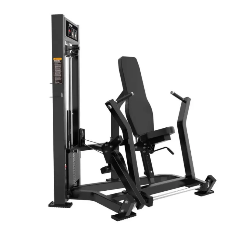Chest Press Titanium Strength ELRX-S11 à charge guidée Elite Series RX avec colonne de poids de 142 kg et poulies en aluminium