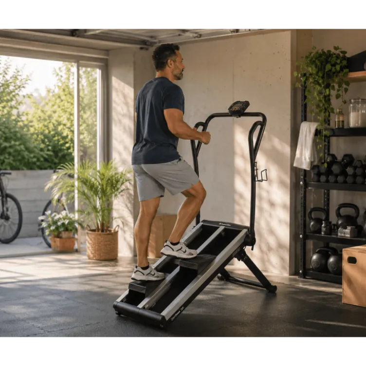 Climber Step pour Home-Gym ultra compact et pliable avec 16 niveaux de réglages - Stepper ZenPeak 30