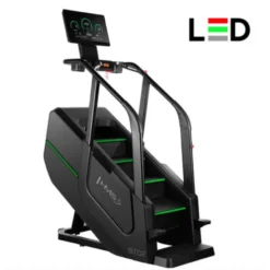 Climber step professionnel avec écran LED et système EMS - Marches antidérapantes inclinées à 35° avec 15 intensités