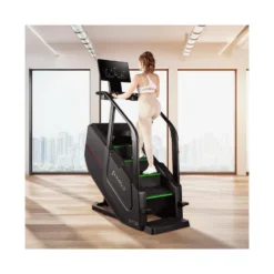 Climber step professionnel avec écran LED et système EMS - Marches antidérapantes inclinées à 35° avec 15 intensités