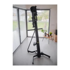 Climber vertical Pro 500 professionnel à 8 niveaux de résistance avec écran LCD - Roues de transport