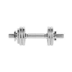 Coffret de musculation homegym avec haltère x 2 et disques de poids : 15 ou 20 kg au choix