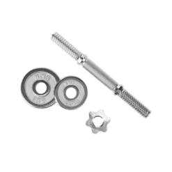 Coffret de musculation homegym avec haltère x 2 et disques de poids : 15 ou 20 kg au choix