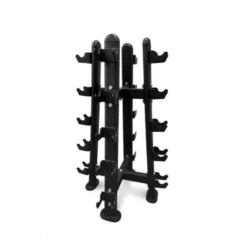 Colonne de rangement pour 10 paires d'haltères robuste et compact