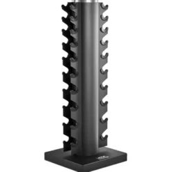 Colonne de stockage professionnelle ATX pour 10 paires d'haltères hexagonaux ou chromés