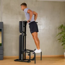 Combo Banc de musculation réglable et Chaise romaine -10° à 90° avec capacité de charge de 250 kg pour home gym