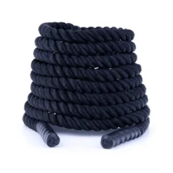 Corde battle rope de cross-training de 9, 12 ou 15 m avec extrémités renforcées