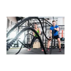 Corde battle rope de cross-training de 9, 12 ou 15 m avec extrémités renforcées