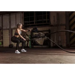 Corde battle rope professionnelle pour le crosstraining et l'Hyrox 10 ou 15 mètres au choix