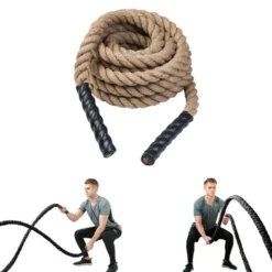 Corde de combat de 4x900cm à 5x1500cm - Battle rope pour entraînement de musculation et Hyrox training
