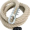Corde d'escalade 3,5 mètres avec système d'attache en acier de marque ATX
