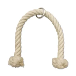 Corde naturelle 80 cm pour l'entraînement des triceps à la poulie