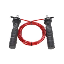Corde à sauter avec câble en acier et longueur ajustable jusqu'à 311 cm - Entraînement de cardio