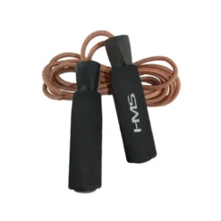 Corde à sauter avec câble en cuir de 2,75 m - Entraînement physique
