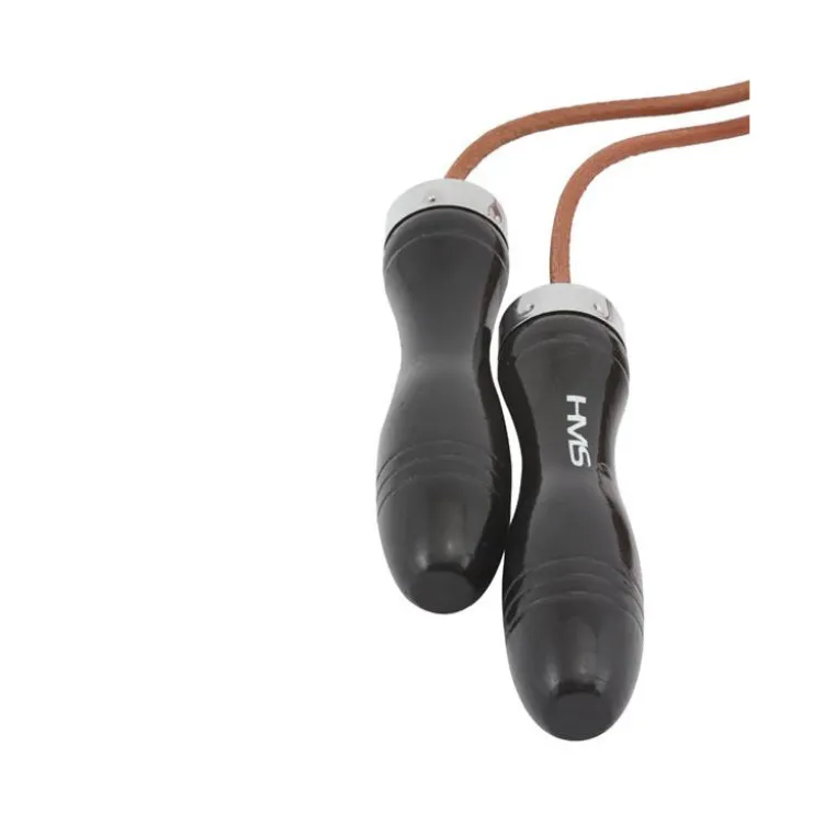 Corde à sauter avec roulements à billes et câble en cuir de qualité - 2,7 m