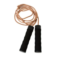 Corde à sauter en cuir - accessoire de gymnastique et de cardio