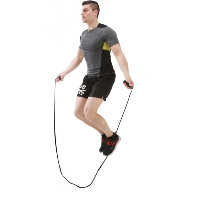 Corde à sauter poignées en mousse training boxe