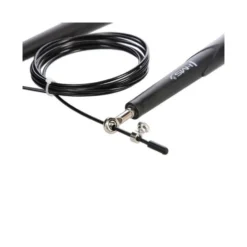 Corde à sauter réglable pour exercices de cross-training avec câble en acier