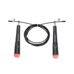 Corde à sauter réglable pour exercices de cross-training avec câble en acier