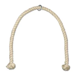 Corde à triceps avec oeillet d'attache pour entraînement à la poulie