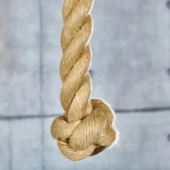 Corde à triceps avec oeillet d'attache pour entraînement à la poulie