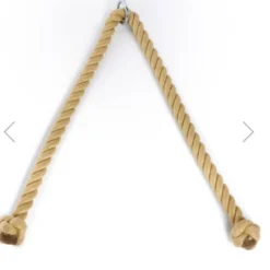 Corde à triceps avec oeillet d'attache pour entraînement à la poulie