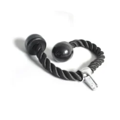 Corde à triceps en nylon poignée pour entraînement des bras
