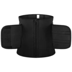 Corset de fitness avec zip de fermeture et bande velcro - Maintien du dos