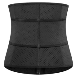 Corset de fitness avec zip pour fitness et musculation - 96 % coton