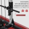 Crossover câble machine à charge libre - Poulie vis à vis capacité de charge 100 kg pour exercices de tirage variés