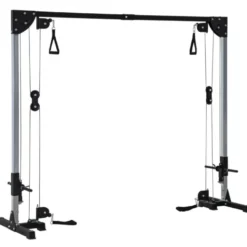 Crossover câble machine à charge libre - Poulie vis à vis capacité de charge 100 kg pour exercices de tirage variés