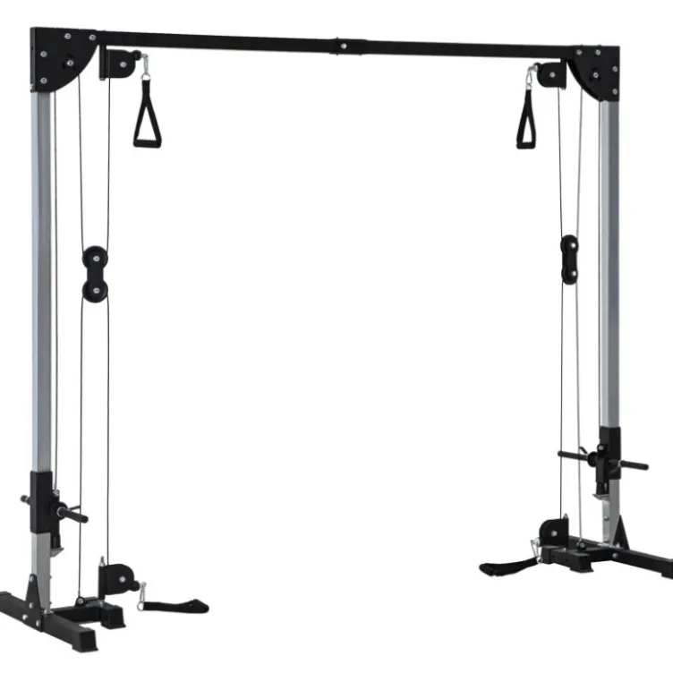 Crossover câble machine à charge libre - Poulie vis à vis capacité de charge 100 kg pour exercices de tirage variés