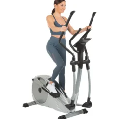 Crosstrainer pour exercices de cardio avec roue d'inertie 20 kg - Roues de transport - Loxon