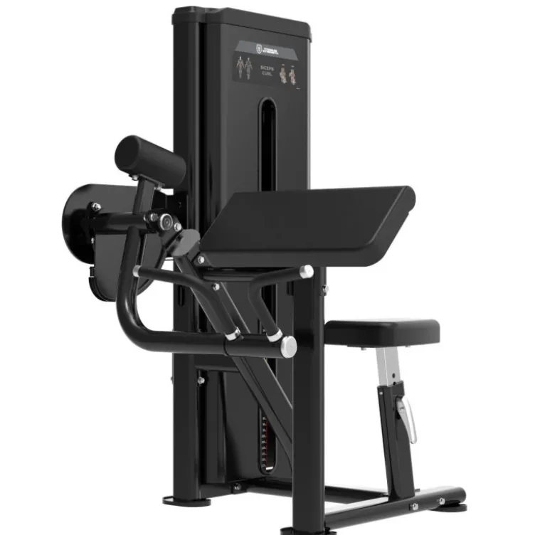 Curl Biceps Machine à charge guidée 125 kg pour salles de sport professionnelles - Titanium Strength Black Series RX BSRX-S54