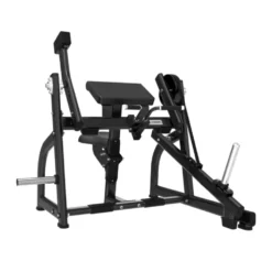 Curls biceps machine professionnelle à charge libre 100 kg max Titanium Strength Black Séries BS-PL22 - Appareil Plate loaded