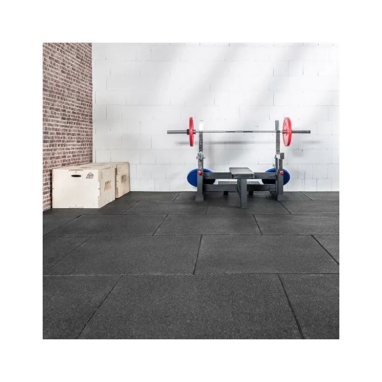 Dalle protection de sol sportif en caoutchouc 1 m²