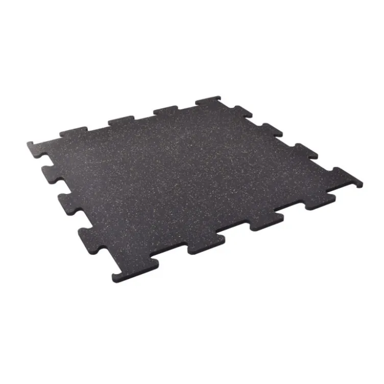 Dalles de sol carrées / puzzles 2 mm à 10 mm en caoutchouc moucheté mix color pour home-gym