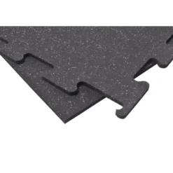Dalles de sol carrées / puzzles 2 mm à 10 mm en caoutchouc moucheté mix color pour home-gym