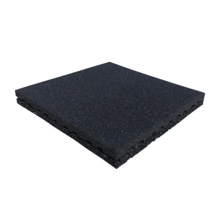 Dalles de sol pour salles de sport professionnelles 500 X 500 mm amortissantes et acoustiques
