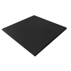 Dalles de sol Premium en caoutchouc haute densité Titanium strength RTBLK 1 m x 1 m de 1 à 4 cm d'épaisseur