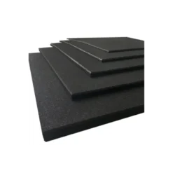 Dalles de sol Premium en caoutchouc haute densité Titanium strength RTBLK 1 m x 1 m de 1 à 4 cm d'épaisseur