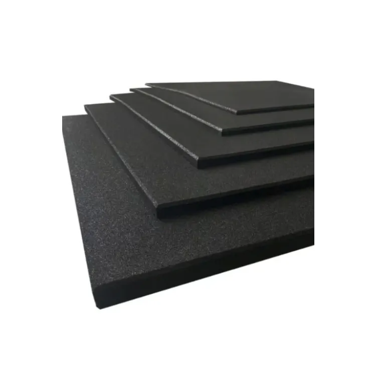Dalles de sol Premium en caoutchouc haute densité Titanium strength RTBLK 1 m x 1 m de 1 à 4 cm d'épaisseur