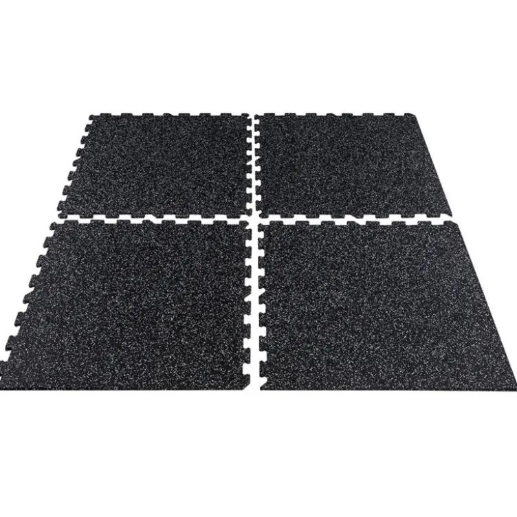Dalles de sols en puzzle 956 x 956 mm épaisseur 10 mm pour home gym