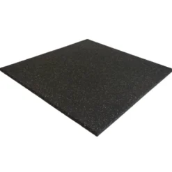 Dalles en caoutchouc premium haute densité avec granulats en EPDM Titanium strength RTBW - 1 m x 1 m épaisseurs multiples