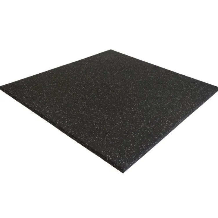 Dalles en caoutchouc premium haute densité avec granulats en EPDM Titanium strength RTBW - 1 m x 1 m épaisseurs multiples