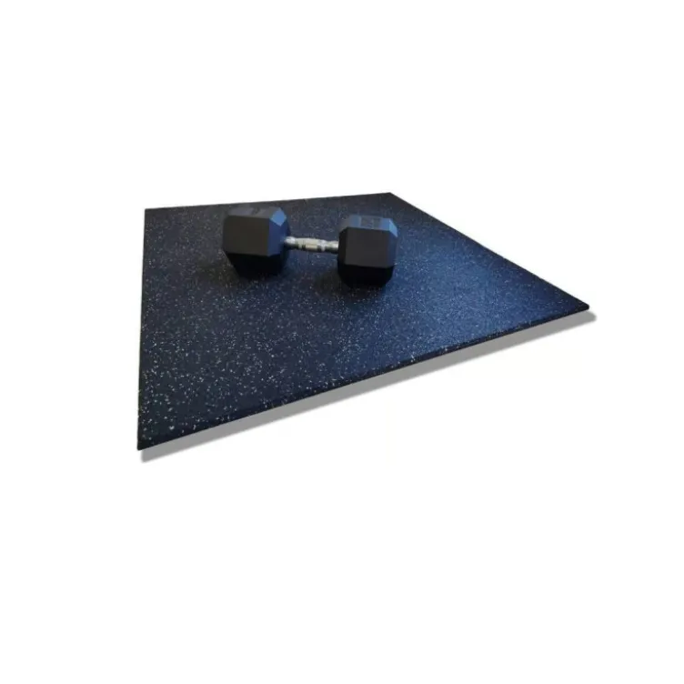 Dalles en caoutchouc premium haute densité avec granulats en EPDM Titanium strength RTBW - 1 m x 1 m épaisseurs multiples